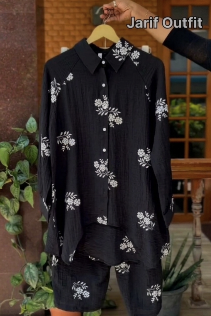 ব্ল্যাক কালার Co-ord set